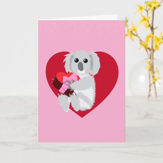 Spend Koala-ty time Kaart (Gele Bloem)