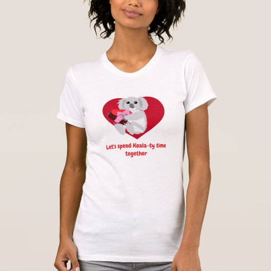 Spend Koala-ty time T-shirt (Voorkant)