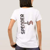 SPENDER Achterdruk T-shirt Trend Abstract Poedery