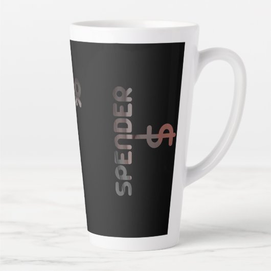 SPENDER Latte Mok Abstracte Trend Interieur Decor (Rechts)