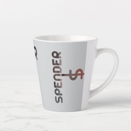 SPENDER Latte Mok Abstracte Trend Interieur Decor (Rechts)