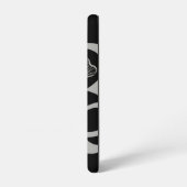 SPENDER Samsung Hoesjes Trend Abstract Zwart Poede Galaxy Hoesje (Linkerkant)