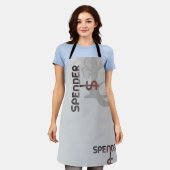 SPENDER Schort Abstracte Trend Decor Poederachtig (Gedragen)