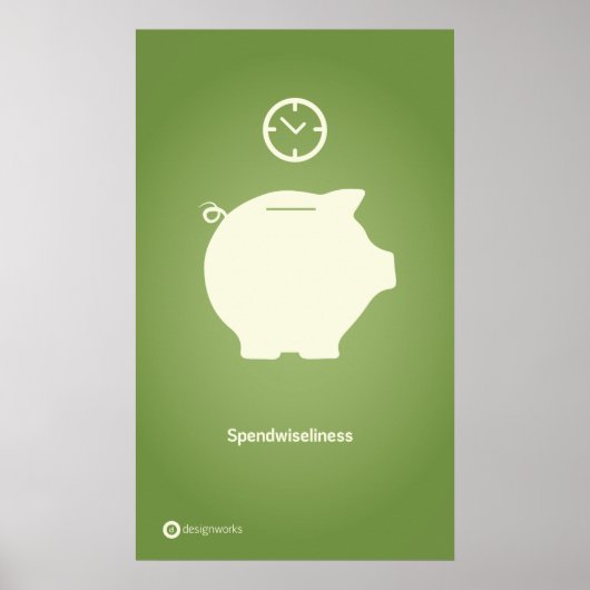 Spendwiseliness Poster 18 x 30 inch (Voorkant)