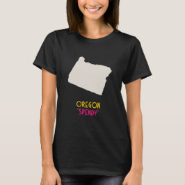 "Spendy" deelstaat Oregon T-shirt