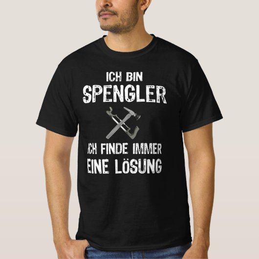 Spengler Karosseriespengler Karosseriebauer Beruf T-shirt (Voorkant)