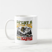 Spent A Little Time On The Mountain - Skeleton Hik Koffiemok (Links)