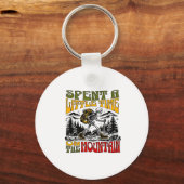 Spent A Little Time On The Mountain - Skeleton Hik Sleutelhanger (Voorkant)