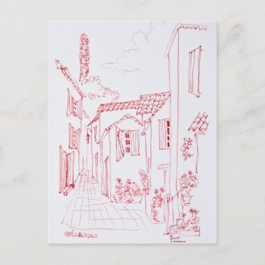 Speracedes bij Grasse | Zuid-Frankrijk Briefkaart (Voorkant)