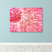 Sperm die naar eieren met Cellia gaat Canvas Afdruk (Insitu (Houten vloer))