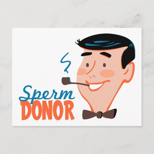 Sperm Donor Briefkaart (Voorkant)