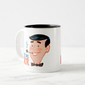 Sperm Donor-Mok Tweekleurige Koffiemok (Voorkant links)