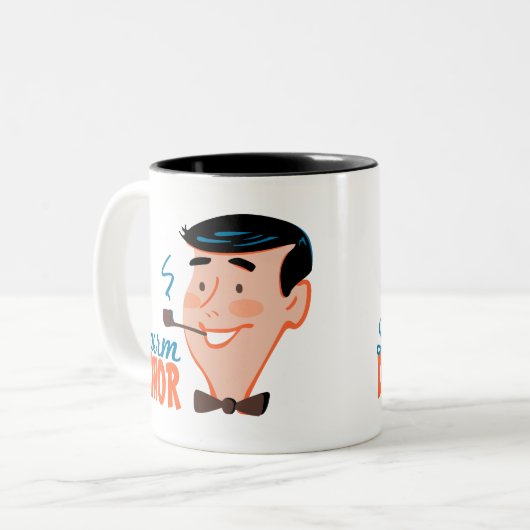 Sperm Donor-Mok Tweekleurige Koffiemok (Voorkant links)