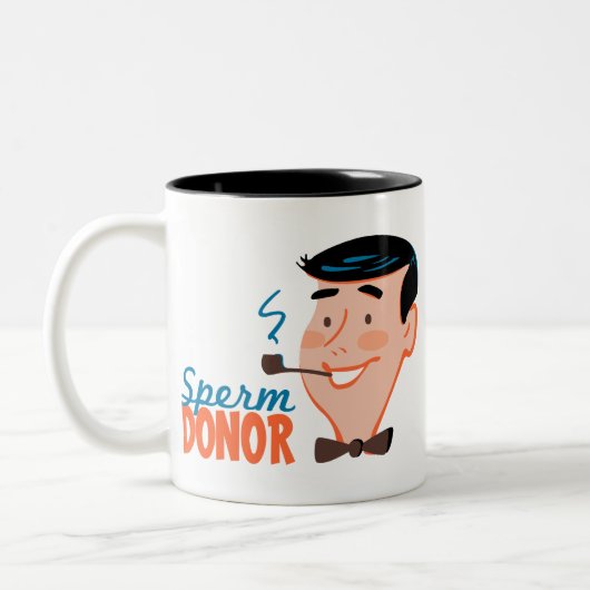 Sperm Donor-Mok Tweekleurige Koffiemok (Links)