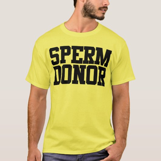 Sperm Donor T-shirt (Voorkant)