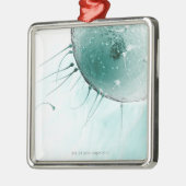 Sperm Fertilizing an Ovum. Metalen Ornament (Links)