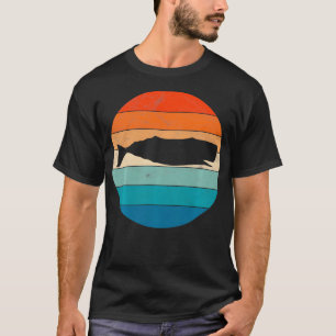 Sperm Whale 70s Retro Thema Party Style  Co T-shirt