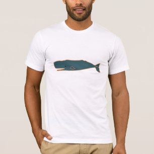 Sperm Whale - blauw T-shirt