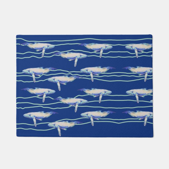 Sperm Whale Doormat Deurmat (Voorkant)