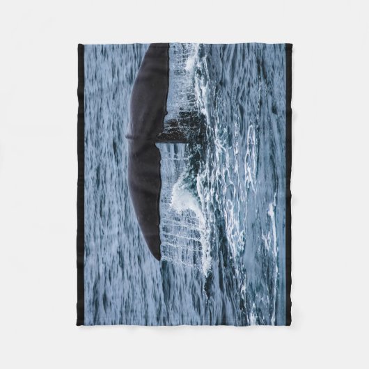 Sperm Whale Fleece Deken (Voorkant)