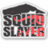 Sperm Whale Giant Squid - Cetacean Lover Sticker (Voorkant)