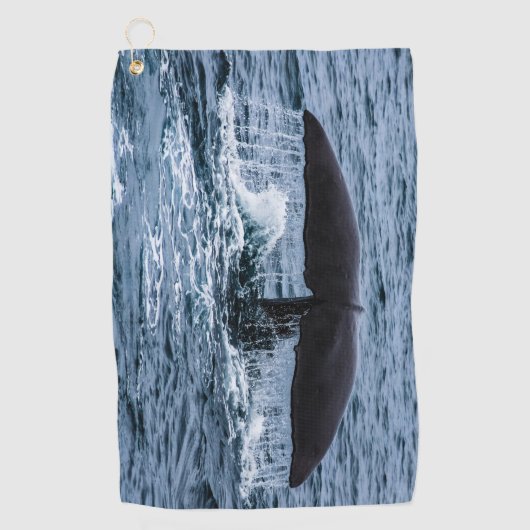 Sperm Whale Golfhanddoek (Voorkant)