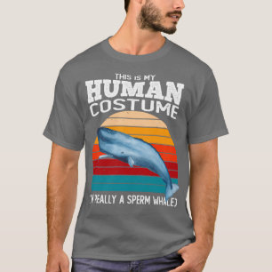 Sperm Whale Halloween Costume T-shirt