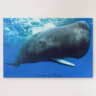 Sperm Whale Jigzaag Puzzle Legpuzzel