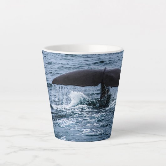 Sperm Whale Latte Mok (Voorkant)