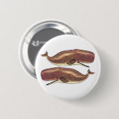 Sperm Whale Ronde Button 5,7 Cm (Voorkant /achterkant)