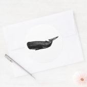 SPERM WHALE RONDE STICKER (Envelop)