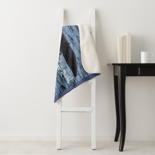 Sperm Whale Sherpa Deken (In situ)