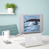 Sperm Whale Sticker (Laptop op bureau)