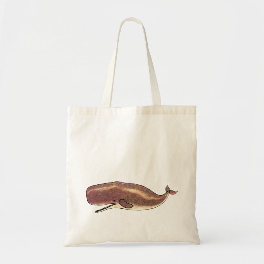 Sperm Whale Tote Bag (Voorkant)