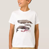 Sperm whale trio t-shirt (Voorkant)