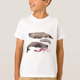 Sperm whale trio t-shirt