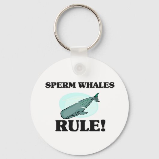 SPERM WHALES Rule! Sleutelhanger (Voorkant)