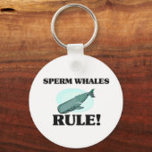 SPERM WHALES Rule! Sleutelhanger (Voorkant)