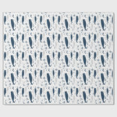 SPERM WITTE BLAUW MET TEXTURE CADEAUPAPIER (Vlak)