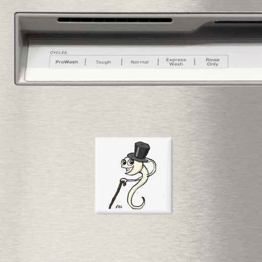 Sperma in een Top Hat Magnet (Insitu (Vaatwasser))