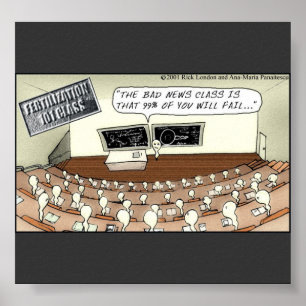 Sperma Klasse 101 Grappig Poster