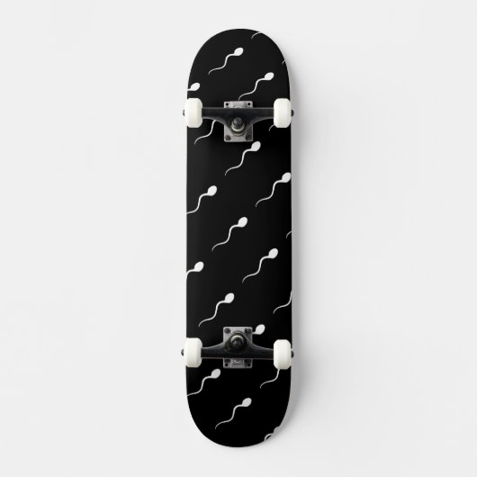 Sperma op wielen! skateboard (Voorkant)