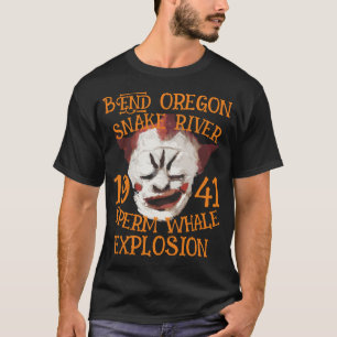 Sperma walvis explosie BEND OREGON SNAKE RIVER T-shirt
