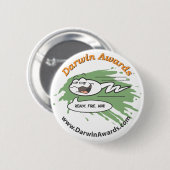 Spermatozoïde Button: Klaar, Vuur, Aim. Ronde Button 5,7 Cm (Voorkant /achterkant)