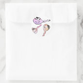 Spermien, sperm, aufkleber, kaulquappen, sticker (Tas)