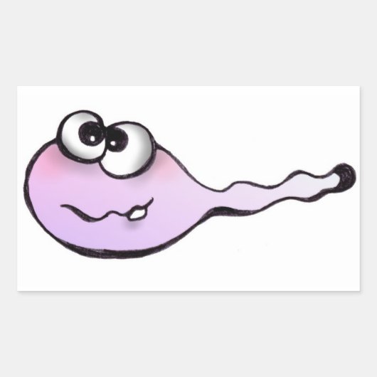 Spermien, sperm, aufkleber, kaulquappen, sticker (Voorkant)