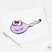Spermien, sperm, aufkleber, kaulquappen, sticker (Envelop)