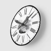 Sperwer Britse Vogel Illustratie Ronde Klok (Hoek)