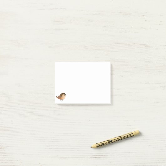 Sperwer Vogel Cartoon Post-it® Notes (Op bureau)