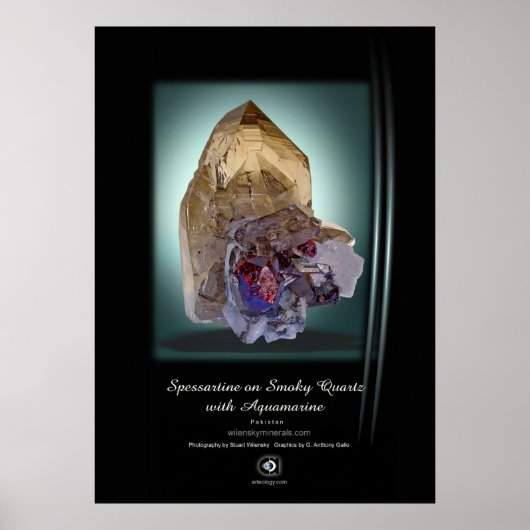 SPESSARTINE SMOKY QUARTZ POSTER (Voorkant)